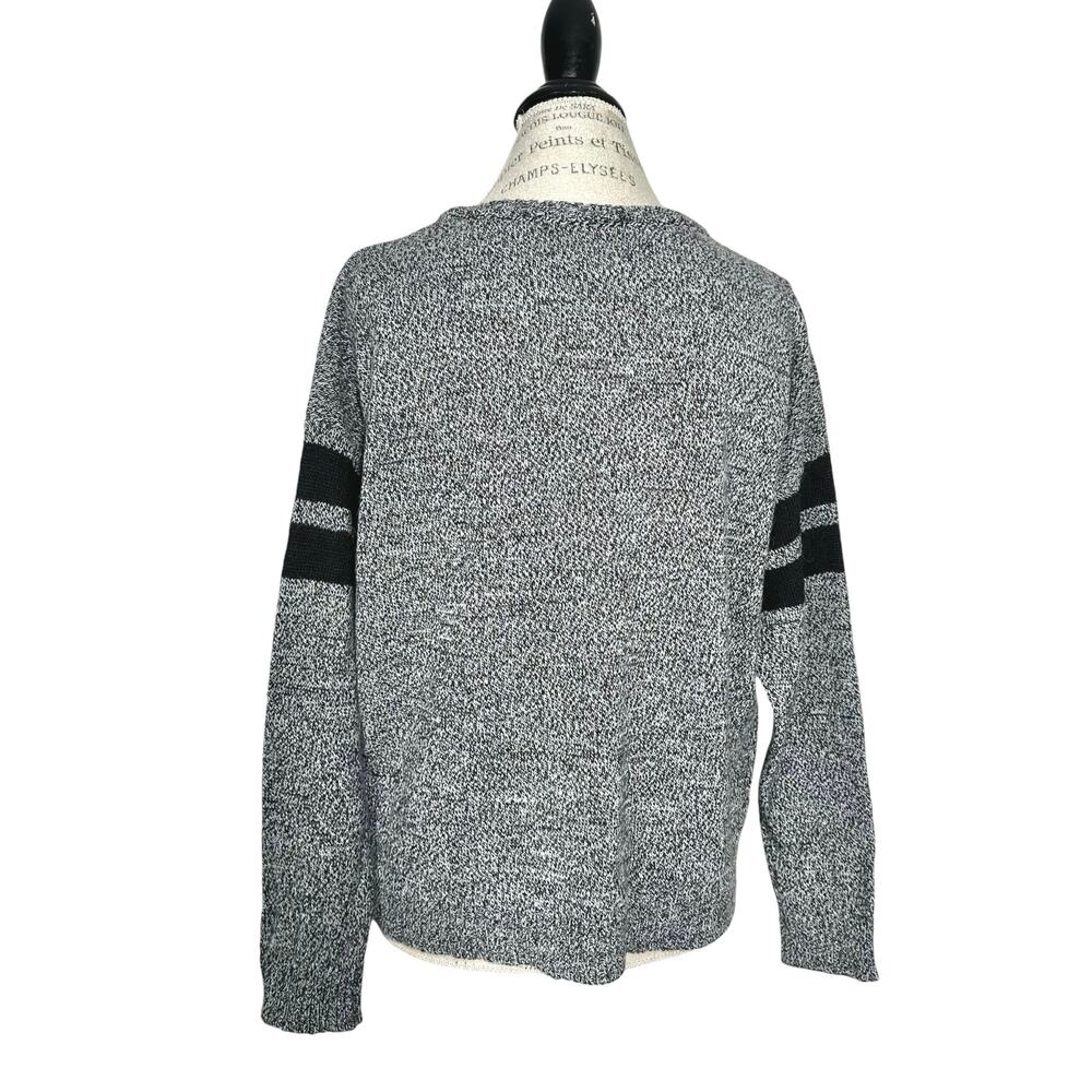 Brandy Melville | Women | Veena Wool Blend Marled Stripe Relaxed LS Sweater | OS - Picture 3 of 10